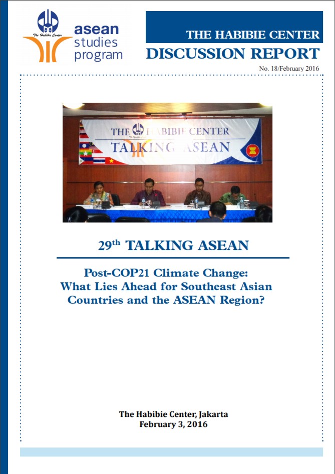 Post-COP21 Climate Change: What Lies Ahead for Southeast Asian Countries and the ASEAN Region?