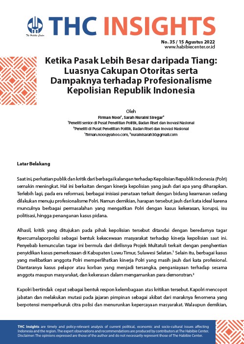 THC Insights No. 35/15 Agustus 2022